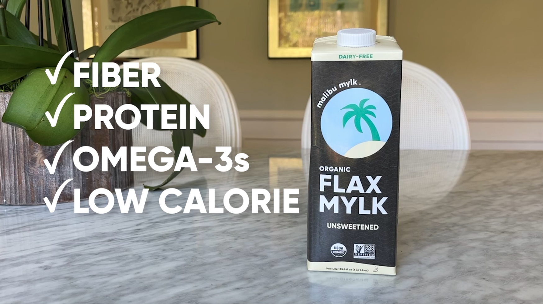 Amazon.com: Malibu Mylk Slightly Sweetened Organic Flax Milk | 4g